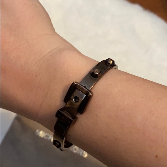 Michael Kors Astro Bronze Buckle Bangle - Picture 5 of 5